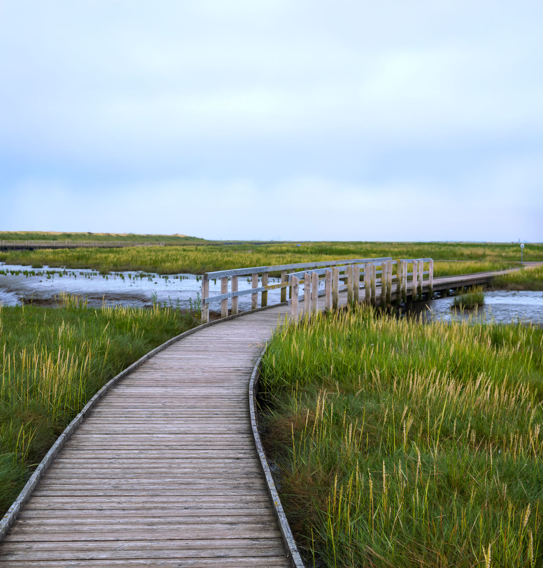 Brücke in den Dünen von Butjadingen